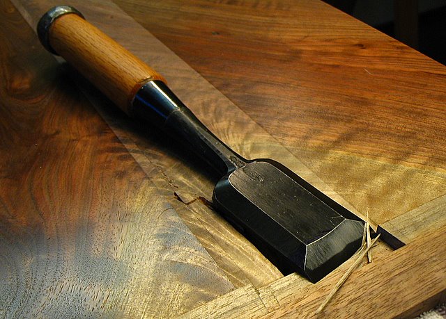 Trimming Floor of Dovetail